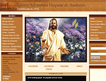 Tablet Screenshot of anaheimadventistspanishchurch.org